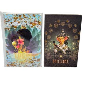 Papaya Art Mini Notebooks Set Of 2 3.5” X 5.5” 32 Lined Pages Retired